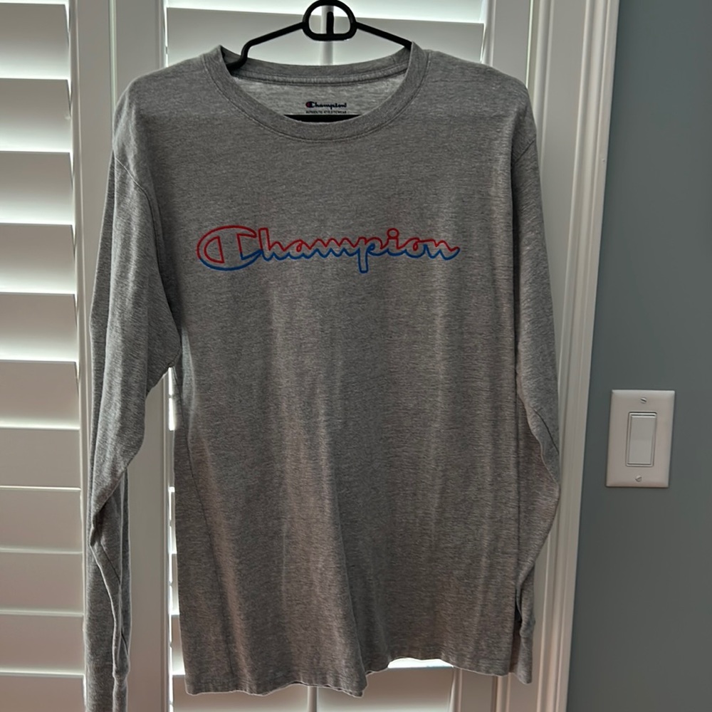 Champion long sleeve men's tshirt